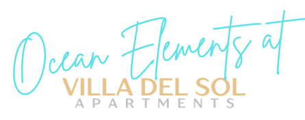 the graphic of the logo villa apartments
